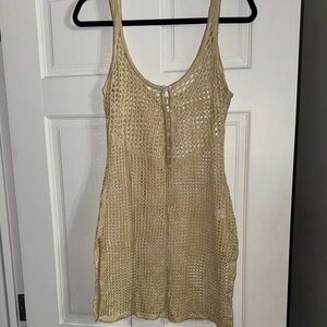 VENUS Tan Knit Swim Coverup